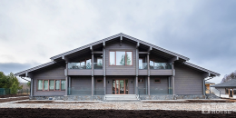 Построенные объекты Дом из клееного бруса по проекту Австрия v3 Holz House 6
